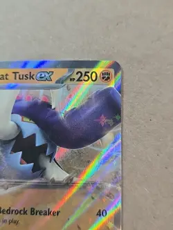 Pokemon TCG Great Tusk ex Scarlet & Violet Base Set 123/198 Rare Pack Fresh - Image 3