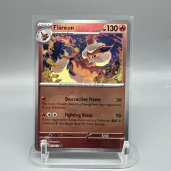 Pokemon TCG Flareon Poke Ball Pattern 013/131 Prismatic Evolutions - Image 1