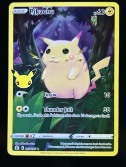 Pokemon TCG Celebrations Pikachu Holo Rare Full Art 005/025 - Image 1