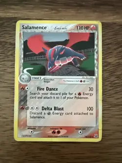 Pokemon TCG Salamence (Delta) EX Delta Species 14/113 Holo Holo Rare - Image 1