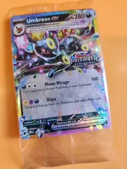 SEALED Umbreon Ex Stamped Pokemon Prismatic Evolutions Promo Surprise Box 60/131 - Image 2
