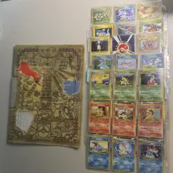 Pokemon Japanese Neo Genesis Bundle (almost Complete) With Binder - Image 1
