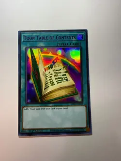 Yugioh - Toon Table of Contents - Ultra (Purple) - 1st - LDS1-EN069 - NM - Image 1