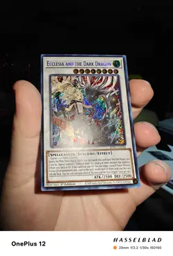 Ecclesia and the Dark Dragon 1st Edition Secret Rare Yu-Gi-Oh! Mint Pack Fresh! - Image 1