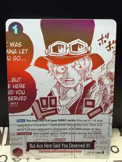 One Piece TCG - But Ace Here Said You Deserved It - OP13-019 - Treasure Campaign - Image 1