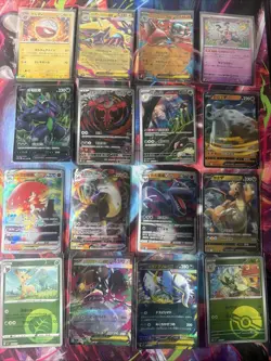 Pokemon 16 Card Lot nm V Max Mega Amazing Ex HOLO Rare Hits Only F53 - Image 1
