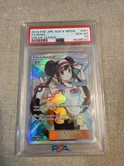 Pokemon TCG Card Rosa 067/049 Dream League SM11b Japanese Full Art 2019 PSA 10 - Image 1
