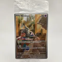 Pokemon TCG Mimikyu Scarlet & Violet Promo Card 075/Promo Factory Sealed - Image 1
