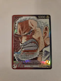 One Piece Card Game – Monkey.D.Garp – OP02-002 – L* – Near Mint - Image 1