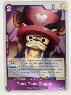 Tony Tony.Chopper OP07-066 Rare English 500 Years Future One Piece TCG Card Game - Image 1