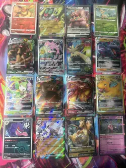 Pokemon 16 Card Lot nm V Max Mega Amazing Ex HOLO Rare Hits Only F52 - Image 1