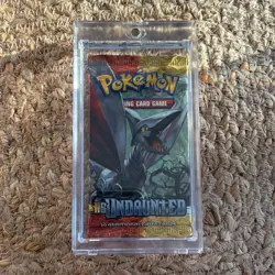 Pokemon Trading Card Game HS Undaunted Booster Pack Aerodactyl Sealed w/ Case - Image 1