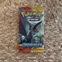 Pokemon Trading Card Game HS Undaunted Booster Pack Aerodactyl Sealed w/ Case - Image 3