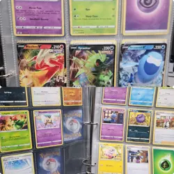 Pokemon TCG Pokemon Card Binder Collection Mixed Lot Includes Binder - Image 1