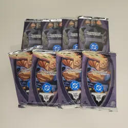 VS. SYSTEM DC Superman Man Of Steel Trading Card Game, CCG 8 NEW Booster Packs - Image 1