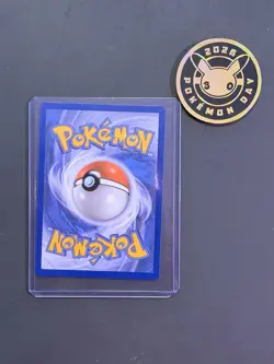 30th Anniversary Pokemon Card - Pikachu #051/162 Holo Promo Pokemon Day w coin - Image 2
