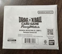 Dragon Ball Super Card Game Fusion World Manga Booster 01 SB01 Release Event Kit - Image 1