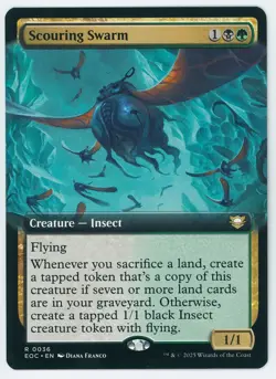 Scouring Swarm Extended Art 0036 EOC NM/MT [Edge of Eternities:MTG] - Image 1