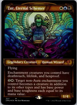 Zur, Eternal Schemer (Showcase) M Dominaria United 327 NM Foil - Image 1
