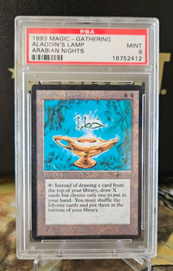 Arabian Nights - Aladdin's Lamp - MTG - PSA - 9 - Mint - Image 1