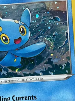 POKEMON MANAPHY SWSH275 PROMO BLACK STAR COSMOS WITH SWIRL HOLOFOIL NM CARD - Image 4