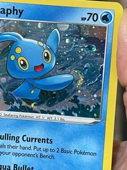 POKEMON MANAPHY SWSH275 PROMO BLACK STAR COSMOS WITH SWIRL HOLOFOIL NM CARD - Image 5