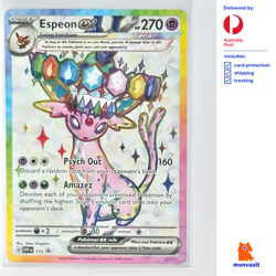 Pokemon TCG | Espeon ex 175 Promo | Scarlet & Violet | NM+ - Image 1