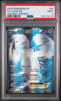Pokemon TCG Lugia-EX Holo Full Art Ultra Rare Ancient Origins 94/98 - Image 1