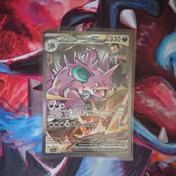 Team Rocket's Nidoking ex 233/182 SIR - Sv10: Destined Rivals Pokemon Card NM - Image 1