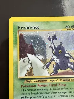2000 Pokemon - Heracross #06/111 - Neo Genesis Unlimited - Holo Rare - LP - Image 3
