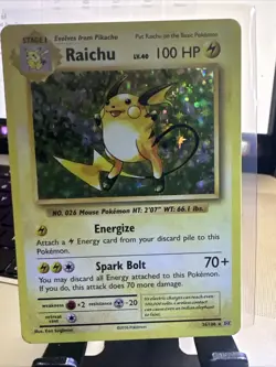 Raichu 36/108 - Holo Rare - XY Evolutions - Pokemon TCG - NM - Image 1