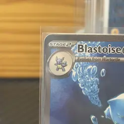 Pokemon TCG Blastoise EX Sir 200/165 Scarlet & Violet 151 *Perfect Mint* - Image 3