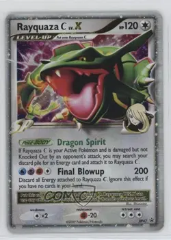 Rayquaza C Lv X Pokemon Diamond & Pearl Black Star Promo #DP47 2007 - Image 1