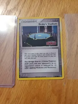 Drake’s Stadium 72/108 MINT/NM Pokemon Holo Rare EX Power Keepers Vintage - Image 1
