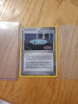 Drake’s Stadium 72/108 MINT/NM Pokemon Holo Rare EX Power Keepers Vintage - Image 2
