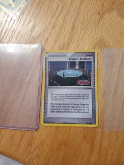 Drake’s Stadium 72/108 MINT/NM Pokemon Holo Rare EX Power Keepers Vintage - Image 3