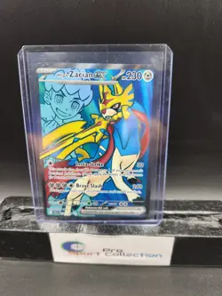 POKEMON Hop’s Zacian EX 176/159 Ultra Rare Full Art Pokemon Journey Together - Image 1