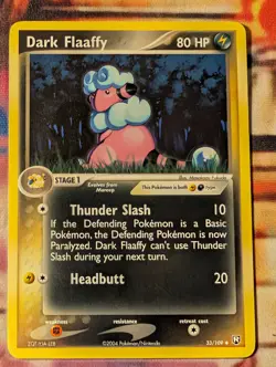 Dark Flaffy 34/109 Team Rocket Returns uncommon LP Pokemon - Image 1