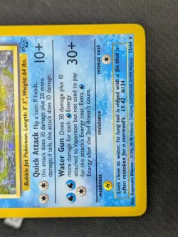 Vaporeon 12/64 - Jungle Unlimited Holo WOTC Pokemon TCG LP - Image 5