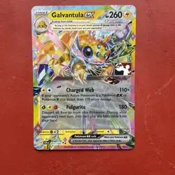 Galvantula EX 051/142 Prize Pack Series Play Stamped Pokemon Card - Image 1