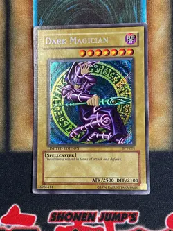 Yugioh Dark Magician BPT-001 Secret Rare Promo MP - Image 1
