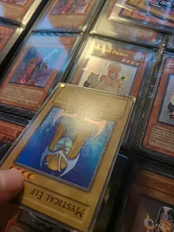YuGiOh Mystical Elf LOB-062 1st edition Super Rare - Image 5