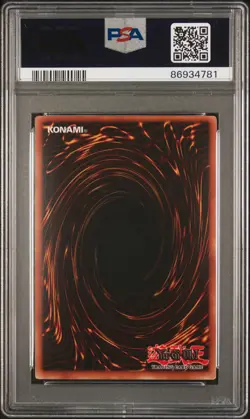 Tri-horned Dragon LOB-000 WAVY Secret Rare 1st Edition Yugioh PSA 9 *781 - Image 2