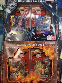 One Piece Illustration Box Vol 5 + Vol 6 Lot Set Of 2 Sealed QTY PRB-02 OP-13 - Image 1