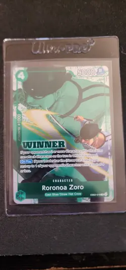 Roronoa Zoro (Winner Pack 2025 Vol. 3) EB02-019 One Piece Promotion Foil MINT - Image 1