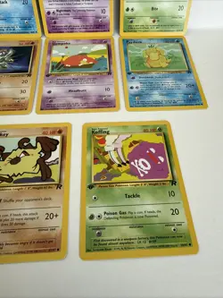 Pokemon TCG ROCKET Lot 1st Edition Cards - SQUIRTLE - MACHOP - PSYDUCK - Image 5