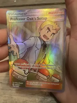Professor Oak's Setup 233/236 Cosmic Eclipse Full Art Ultra Rare Pokemon Card - Image 1