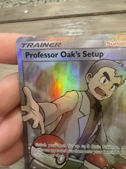 Professor Oak's Setup 233/236 Cosmic Eclipse Full Art Ultra Rare Pokemon Card - Image 3