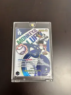 One Piece CCG Dodger Exclusive Collab Monkey D. Luffy Leader Foil Promo Card - Image 3