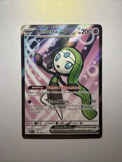 Meloetta EX 159/086 SV: Black Bolt Full Art Pokemon Card Pokemon TCG - Image 1